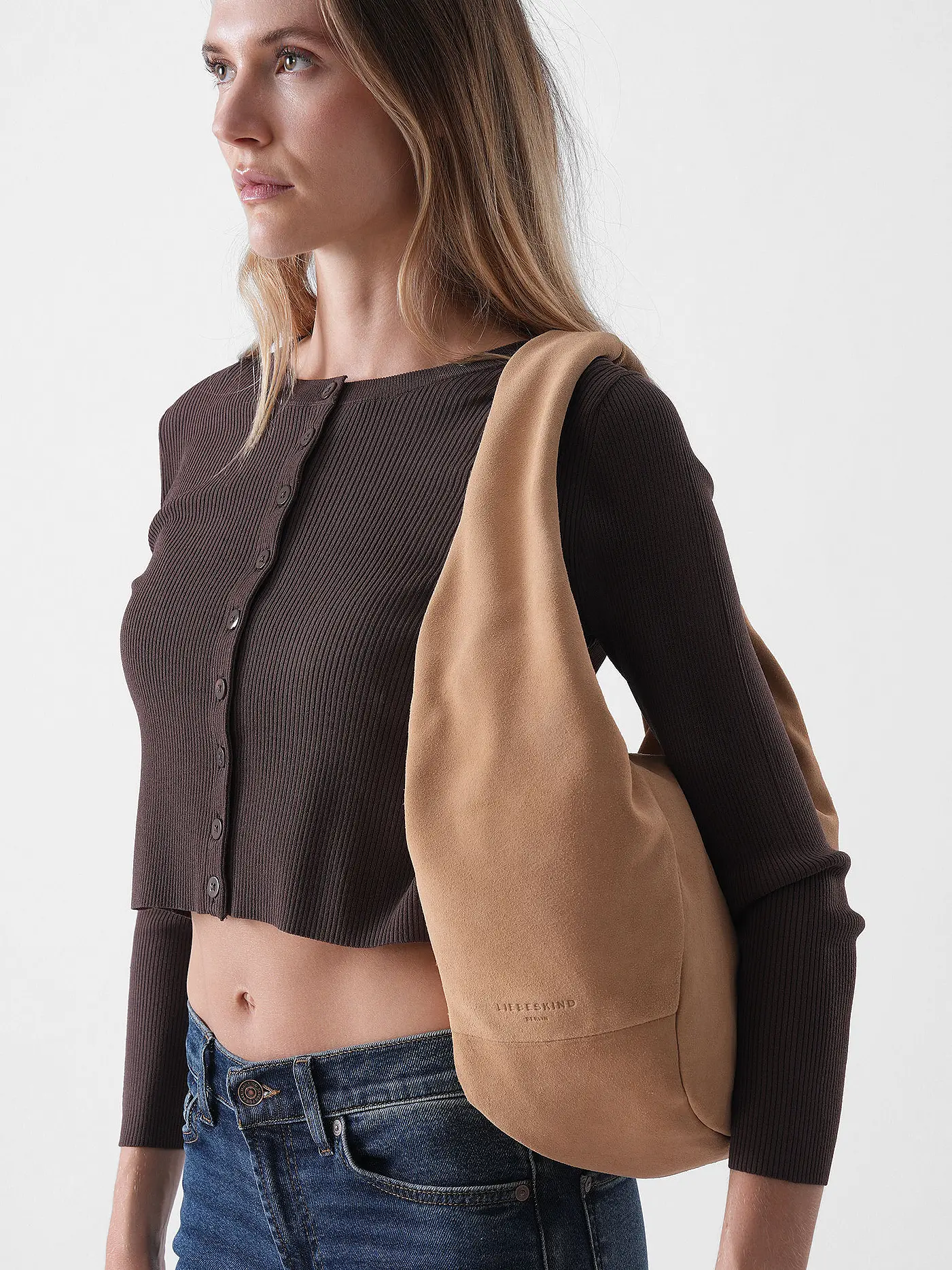 LIEBESKIND BERLIN | Ledertasche - Hobo Bag FARRAH Medium | 